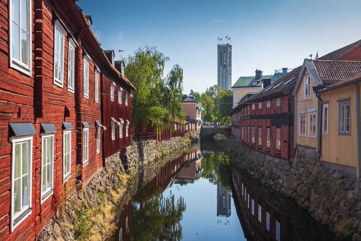 Vi mäter radonhalten i Västerås